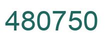Número 480750 imagen verde