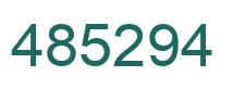 Número 485294 imagen verde