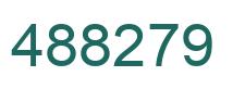 Number 488279 green image