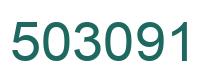 Number 503091 green image