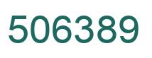 Número 506389 imagen verde