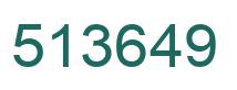 Número 513649 imagen verde