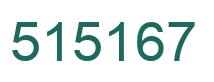 Number 515167 green image