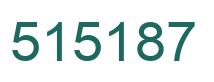 Número 515187 imagen verde