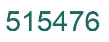 Number 515476 green image