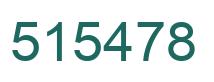 Number 515478 green image