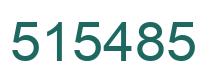 Number 515485 green image