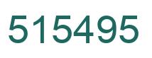 Number 515495 green image