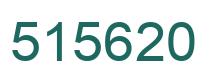 Number 515620 green image