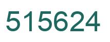 Number 515624 green image