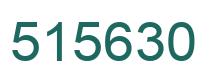 Number 515630 green image