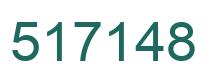 Number 517148 green image