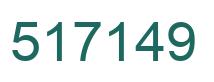 Number 517149 green image