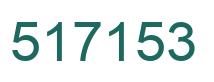 Number 517153 green image
