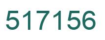 Number 517156 green image