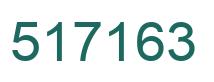 Number 517163 green image