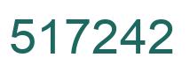 Number 517242 green image
