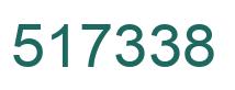 Number 517338 green image