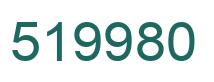 Number 519980 green image