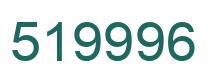 Number 519996 green image