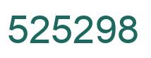 Number 525298 green image