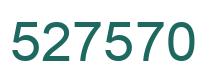 Number 527570 green image