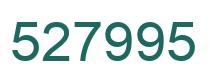 Number 527995 green image