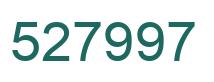 Number 527997 green image