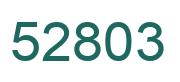 Number 52803 green image