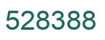 Number 528388 green image