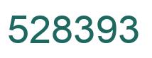 Number 528393 green image