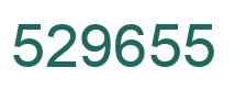 Number 529655 green image