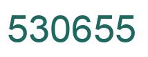 Number 530655 green image