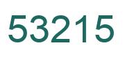 Number 53215 green image