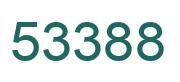 Number 53388 green image
