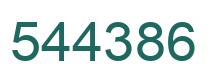 Número 544386 imagen verde