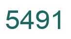 Number 5491 green image