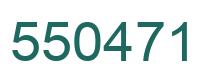 Number 550471 green image