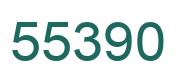Number 55390 green image