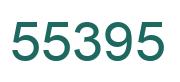 Number 55395 green image