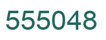 Number 555048 green image