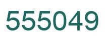 Number 555049 green image