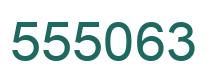 Number 555063 green image