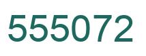 Number 555072 green image
