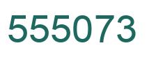Number 555073 green image