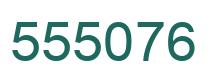 Number 555076 green image