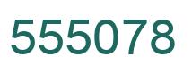 Number 555078 green image
