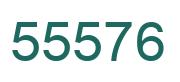 Number 55576 green image
