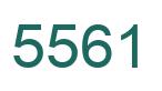 Número 5561 imagen verde