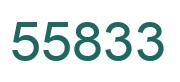 Number 55833 green image